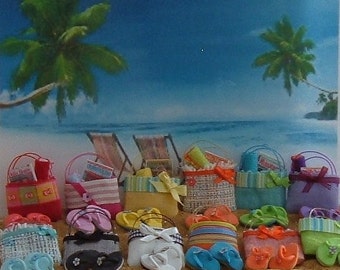 Miniatur-Strand-Einkaufstasche 1 : 12-Skala