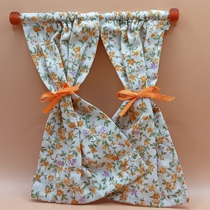 Miniature 1 12 Floral Country Curtain Collection