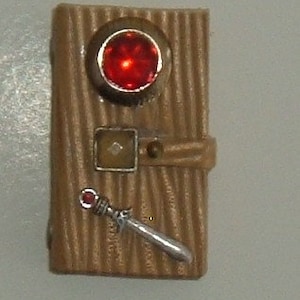 Miniatur Große Beige Hexen und Zauberer Zauberbücher