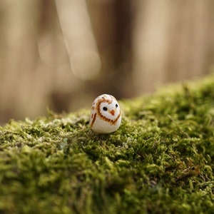 Miniature owl, tiny owl, clay owl