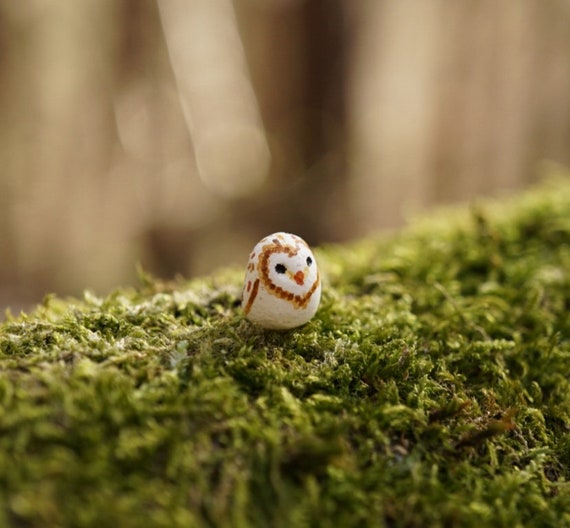 Tiny Handmade Clay Owl