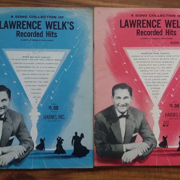 Lawrence Welk Sheet Music, 1950s Sheet Music, Lawrence Welk's Recorded Hits, Lawrence Welk Song Collections Sheet Music, TEA FOR TWO