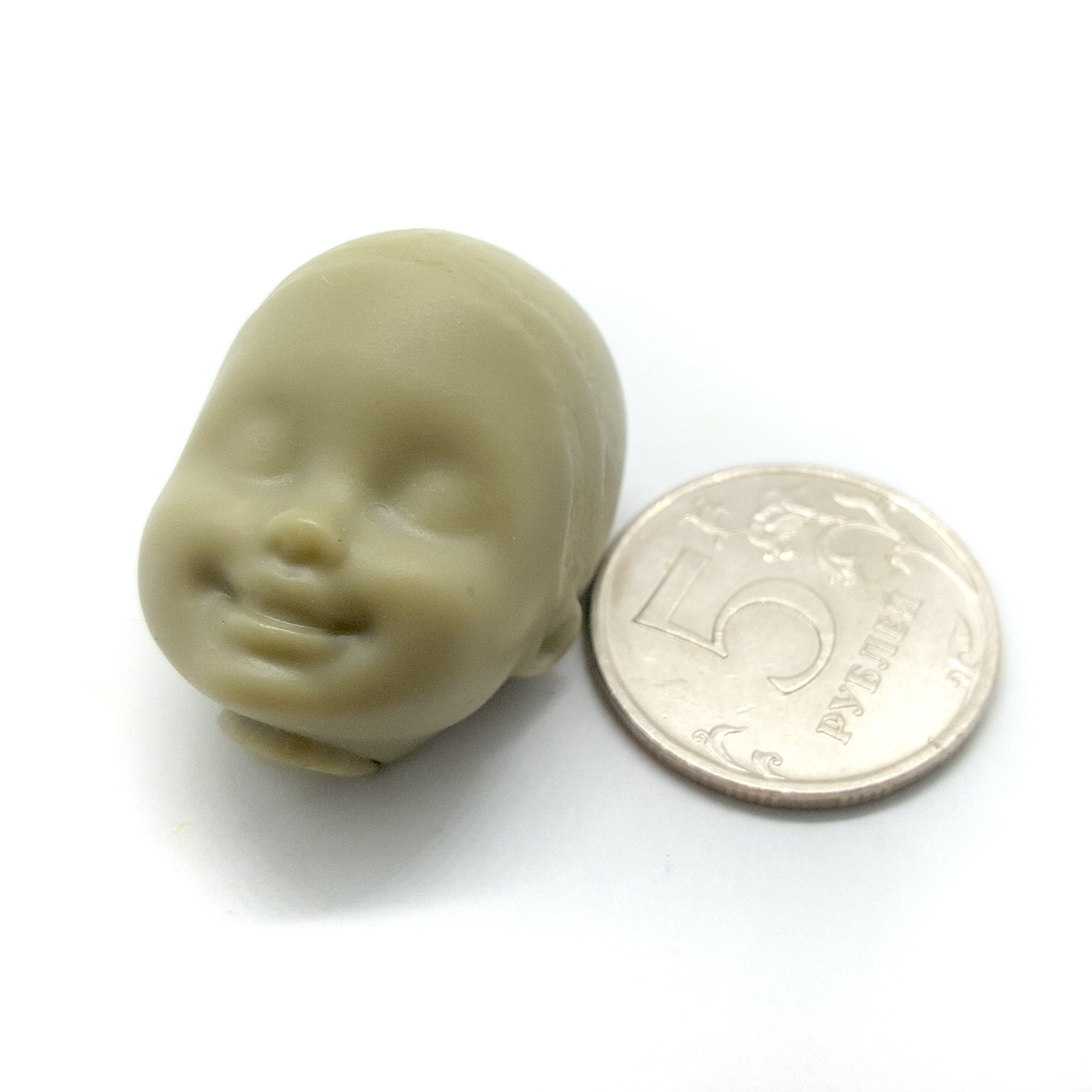 Mould 643 Siling girl face doll head mold Etsy