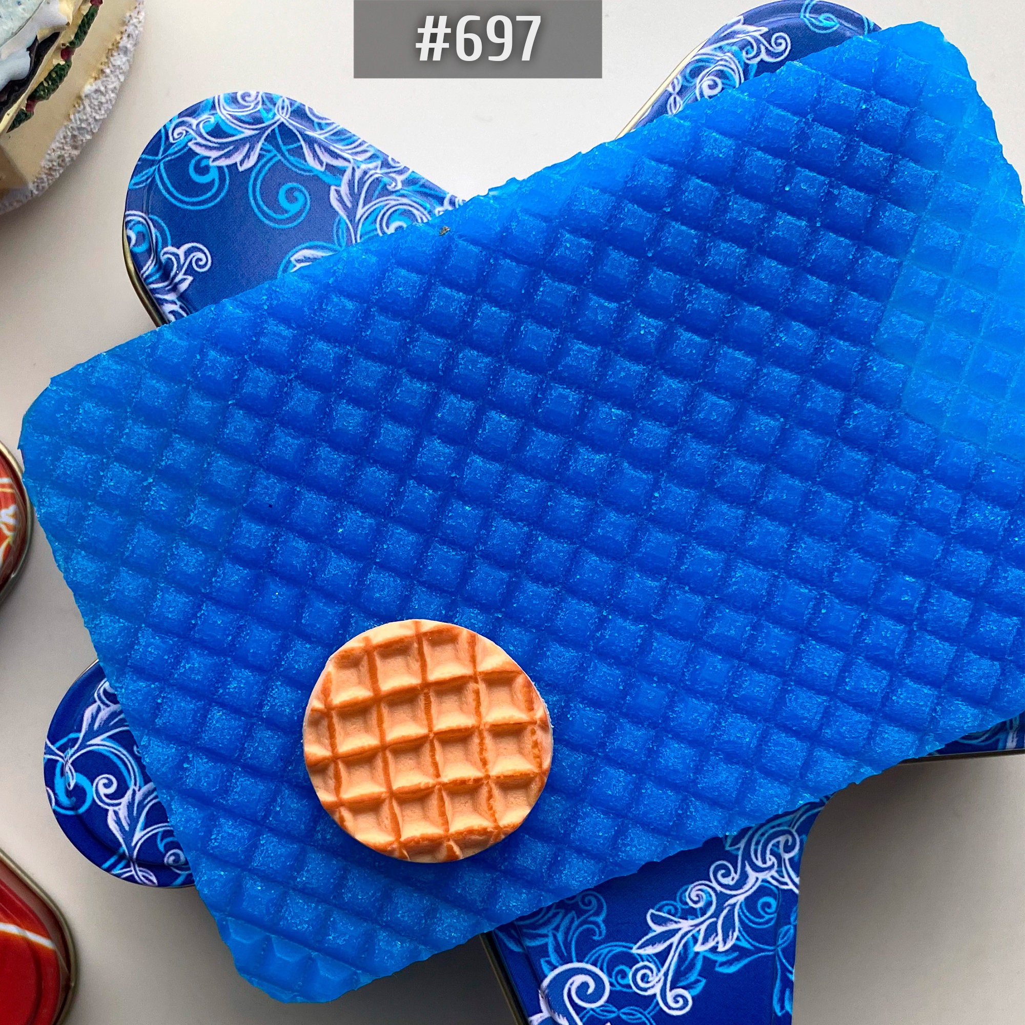 Texture mat 'Big Waffle' mold for polimer clay Etsy