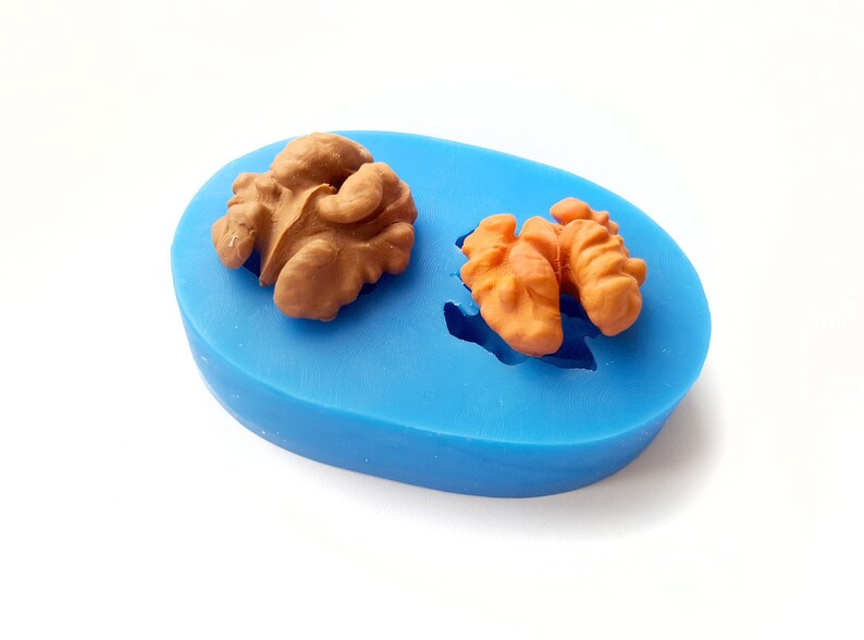Mould #589 \u2014 Walnut Nuts mold for clay resin