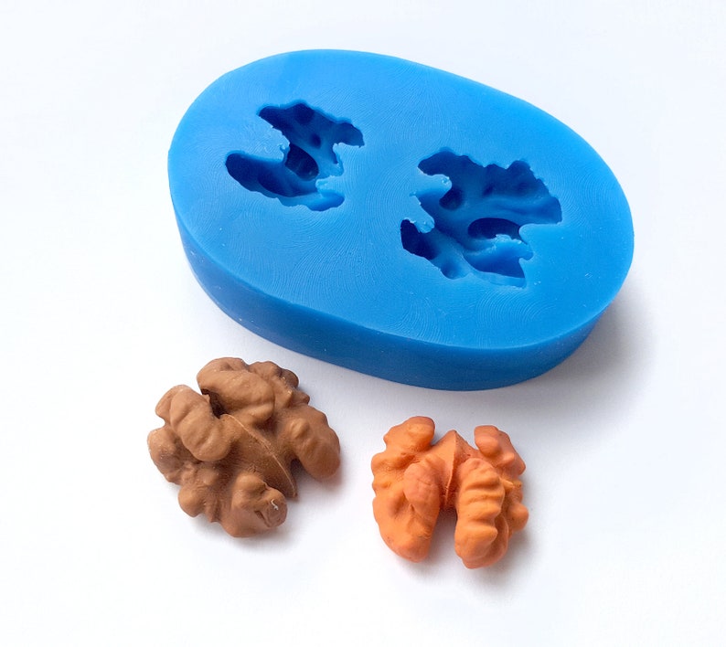 Mould #589 \u2014 Walnut Nuts mold for clay resin