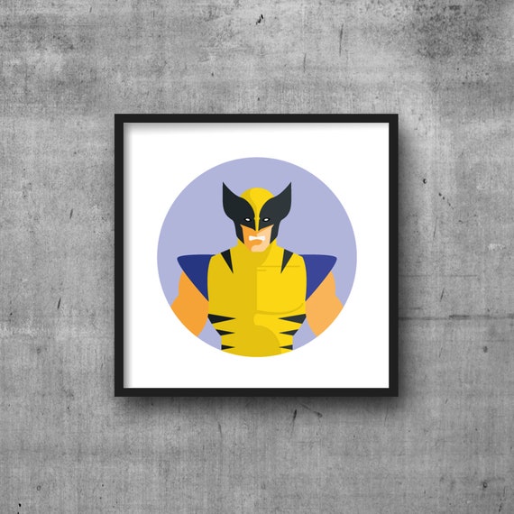 Wolverine Hulk X Men X Force Illustration Design Etsy Wolverine Hulk X Men X Force Illustration Design Etsy