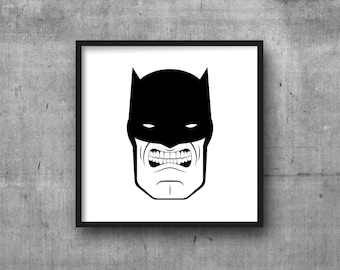 The Dark Knight Returns | Illustration | Design | Print (Frame Not included)