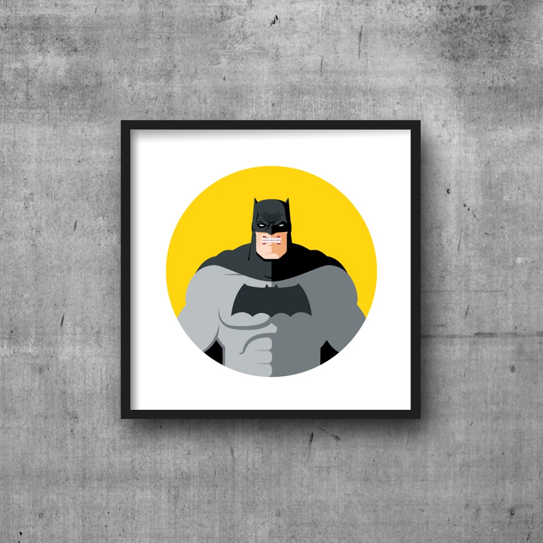 Batman (The Dark Knight Returns) 60x80x2cm Stretched Canvas Print main image 1