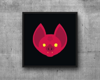 Hell Bat | Illustration | Print