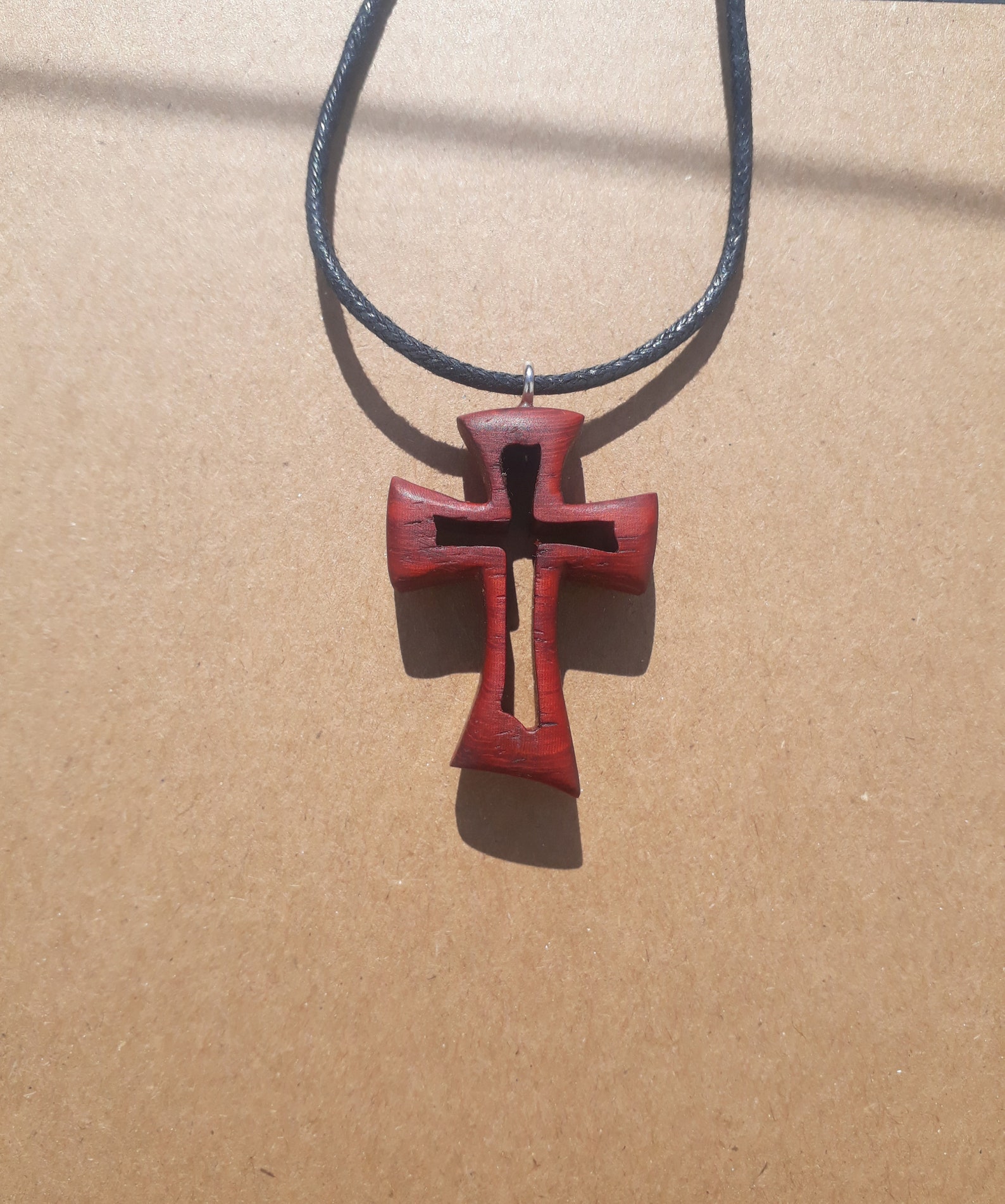 CROSS NECKLACE Wooden Cross Jewelry Pendants Pendants Etsy