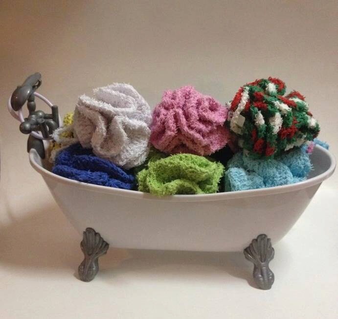 Luxurious Crochet Bath Loofah Etsy