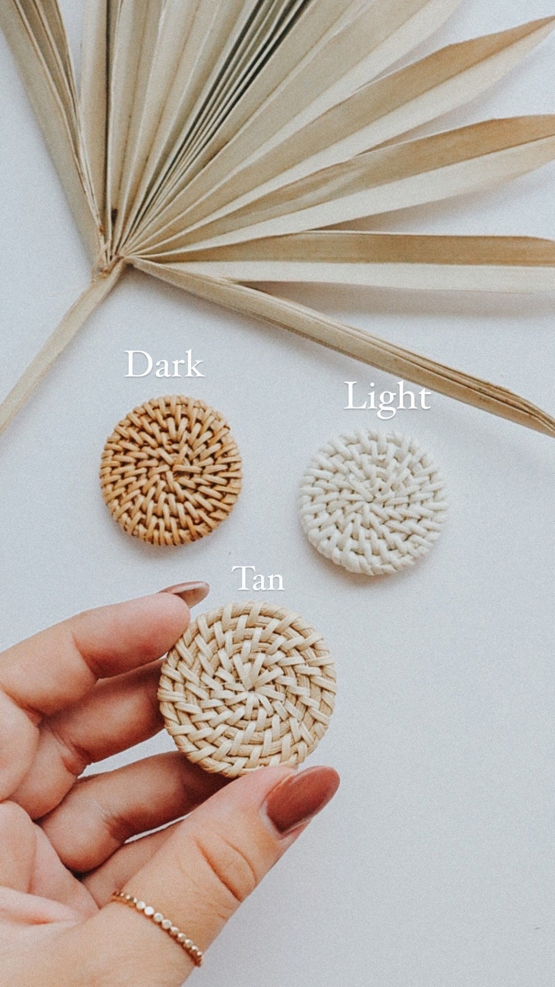 Boho Rattan Kitchen Cute Fridge Refrigerator