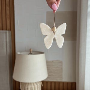 Butterfly Essential Oil Car Diffuser, Boho Rearview Mirror Car Charm