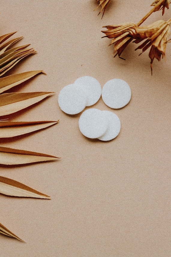 Essential Oil Air Vent Diffuser, Refillable Felt Pads, Natural Wool Pads, Car Diffuser Felt Pads, Aromatherapy Car Diffuser, White Felt Pads