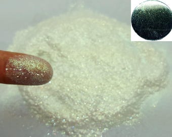 Liquid Diamonds - Green Sparkle Holographic/Iridescent Glitter Nail Art Polish! Free Shipping!