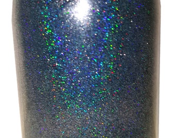 Black Prism Holographic Nail Art Glitter. True Ultra Fine Multi-Color Nail Polish Glitter. Free Shipping!