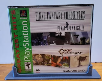 Playstation 1 Multi Disc Case Display Stand - PS1 Collector Display Shelf Mount