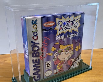 Supporto per espositore in acrilico per scatola al dettaglio per giochi Nintendo Game Boy - GB GBC GBA Custodia da collezione personalizzata