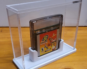 Custom Acrylic Nintendo Game Boy Game Cartridge Display Case Stand - GB GBC GBA Collector Shelf Case