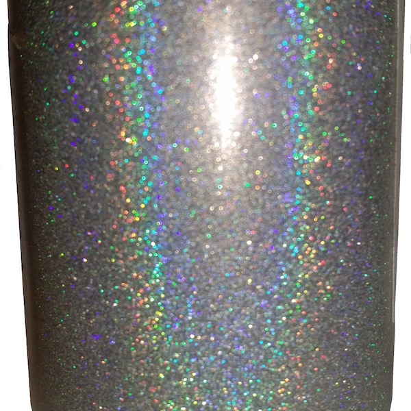 Silver Prism Holographic Nail Art Glitter. True Ultra Fine Multi-Color Nail Polish Glitter. Free Shipping!