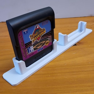 SEGA ゲームギア ダブル ゲームカートリッジ ディスプレイスタンド - コレクター シェルフ スタンド