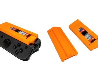 One Handed Joy-Con Grip + Cartridge Case - Leftie- Nintendo Switch - Easy To Use Handicap/Disability Aid - Small and Portable - Free Ship