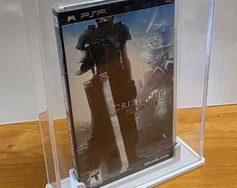 Playstation Portable Acrylic Display Case Stand - PSP Collector's Shelf Mount Stand Game Protector UV Resistant
