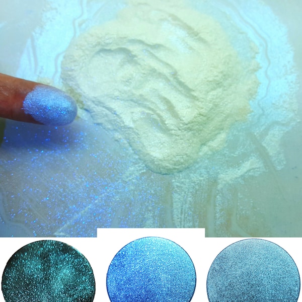 Liquid Diamonds - Turquoise Sparkle Holographic/Iridescent Glitter Acrylic Nail Art Polish! Free Shipping!