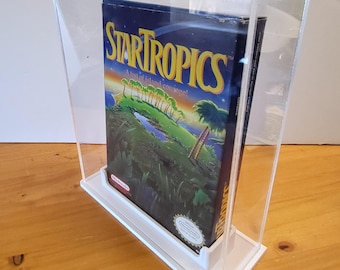 Custom Acrylic Display for Nintendo NES Game Boxes CIB Collectors Protector UV Resistant