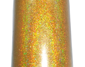 Gold Prism Holographic Nail Art Glitter.004 True Ultra Fine Multi-Color Nail Polish Glitter. Free Shipping!