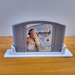 Stojak ekspozycyjny na kartridże z grą Nintendo 64 - uchwyt na półkę kolekcjonerską N64