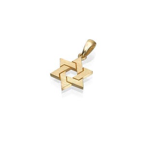 18 kt gouden davidsterketting van YanivFineJewelry | Maat A