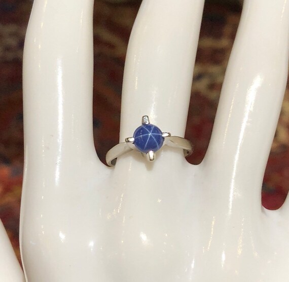 blue lindy star ring