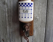 Vintage Coffee Grinder. Wall-mounted French Coffee Grinder.