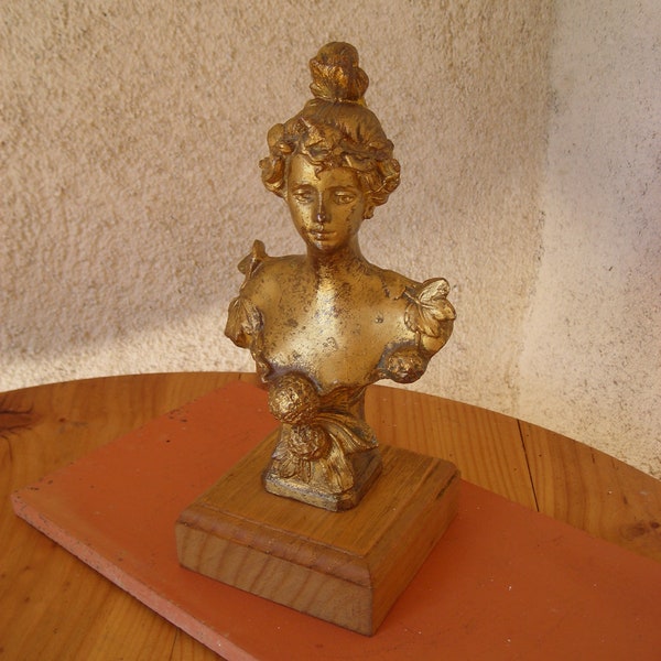 RESERVED FOR LEA  Classic Bust by Rigual.   Signed Figurine.
