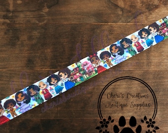 Magical Family 5/8" & 7/8" Grosgrain Ribbon by the Yard