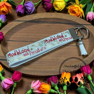 Wristlet Keychain - Proud Muggle Key Fob