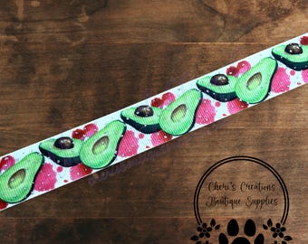Avocado Ribbon 7/8" 1.5" Grosgrain Ribbon by the Yard