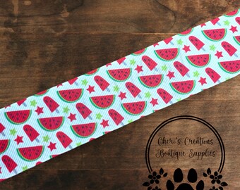 Watermelon Ribbon 1.5" Grosgrain Ribbon by the Yard
