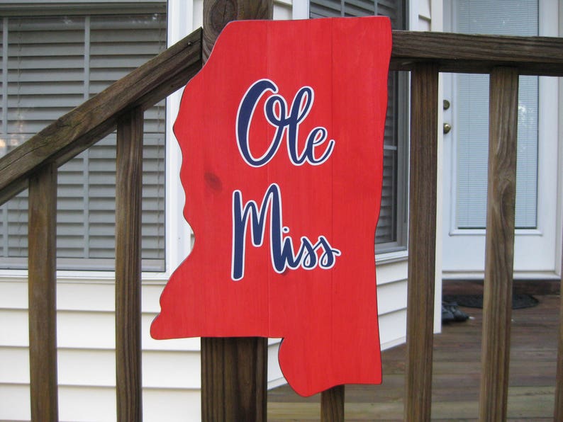 Ole Miss Decor Ole Miss Dorm Room University Of Mississippi Etsy
