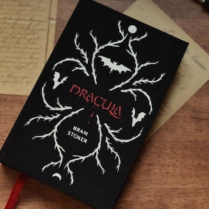 Dracula by Bram Stoker Rebound Book | Special Edition, Handmade, Foil Cover, Custom Book Binding | Limited Edition | Seasonal Product