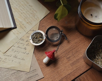 Mushroom Tea Strainer: Magical Tea Ball Infuser