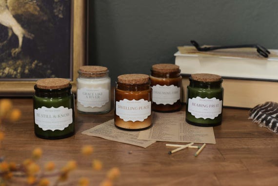 Spiritual Organic Soy Candle | Hand-Poured Candles | Christian Candles