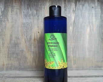 Witch Hazel Toner 250 ml Cleanser Hydrosol Floral Water All Natural and Organic
