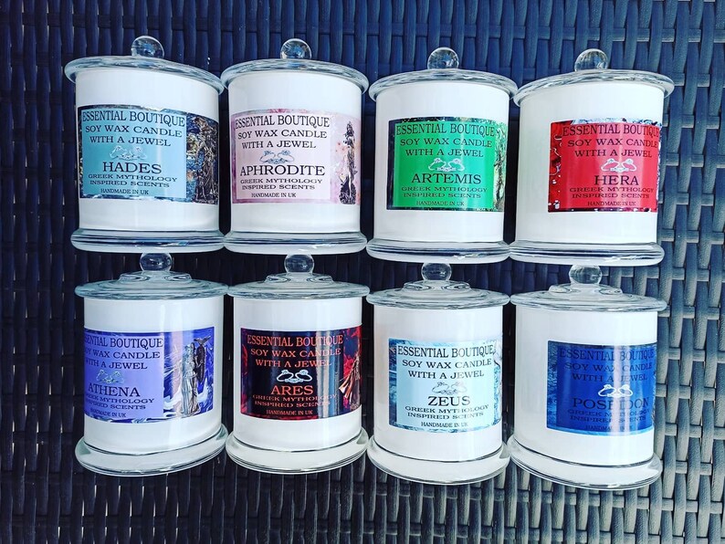 Candle With a Jewel Inside Essential Boutique Jewel Candle Etsy