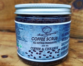 Coffee Body Scrub Handmade 100% Natural Vegan Reduce Cellulite Stretch Mark Acne