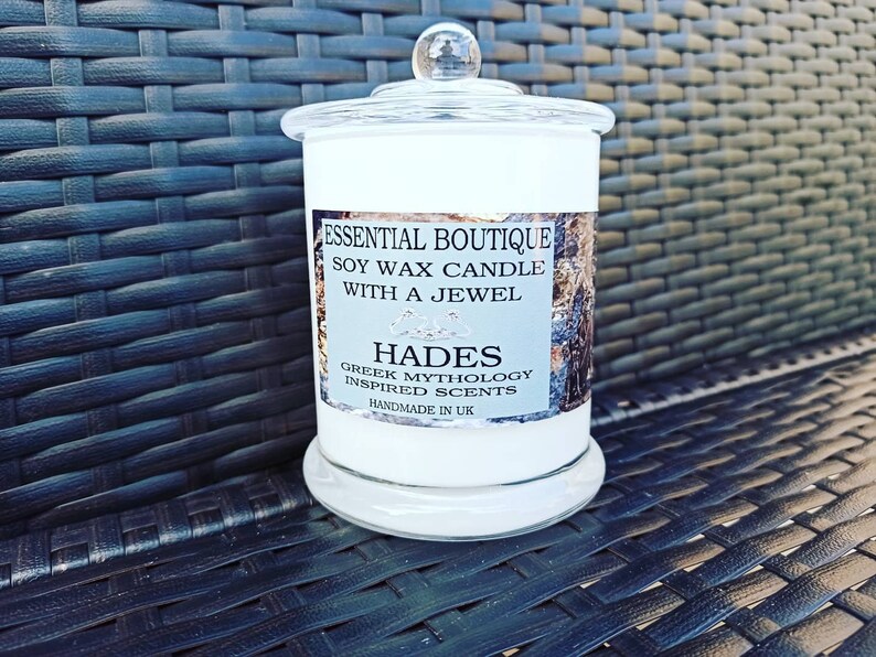 Candle With a Jewel Inside Essential Boutique Jewel Candle Etsy UK