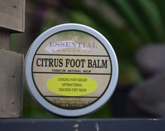 Citrus Foot Balm Balm Natural First Aid Soothing Comforting Extract 100ml