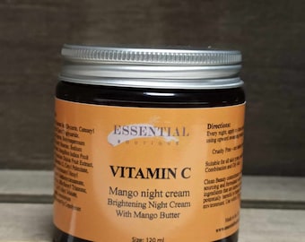 Essential Boutique Vitamin C Night Cream Brightening Mango Butter 120 ml